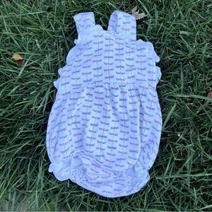 Lila and Hayes dragonfly onesie
